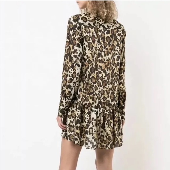 Alexis Leopard Print Dress XS - Picture 4 of 15